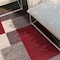 World Rug Gallery Contemporary Modern Geometric Boxes Design Non-Slip Runner Rug 2' x 7' Red 506RED2X7 - alternate 4